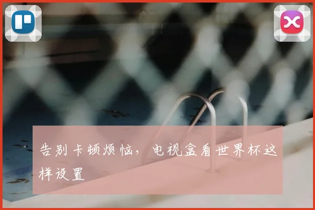 告别卡顿烦恼，电视盒看世界杯这样设置